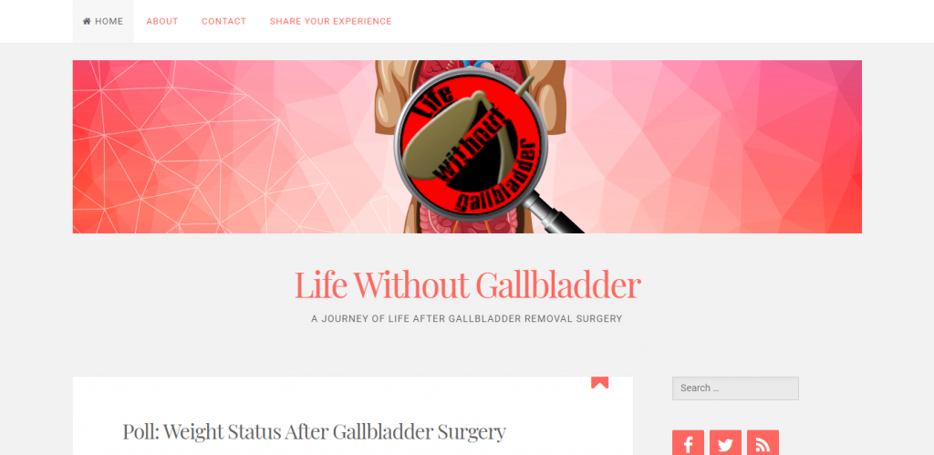 Life Without Gallbladder website update